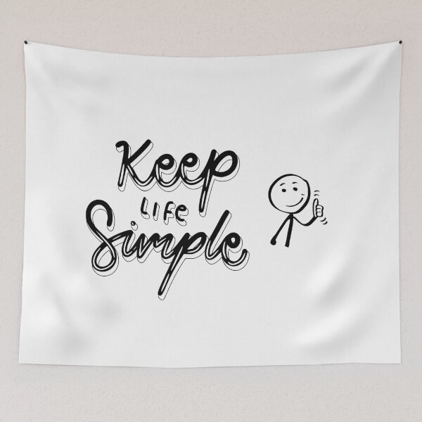 Item preview, Keep Life Simple – Cartoon Thumbs Up Design designed and sold by Lieblingsmädchen.