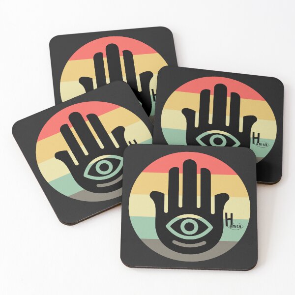 Item preview, Hamsa Retro Eye – Vintage Protective Hand Design designed and sold by JuanaDesigns.