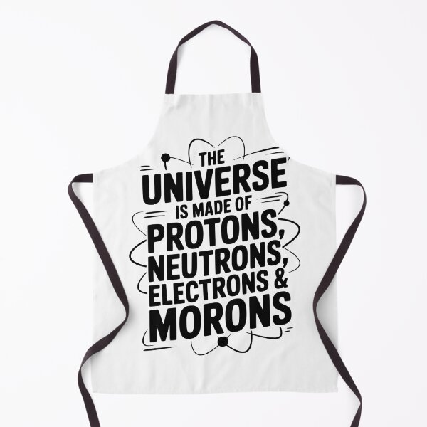 Item preview, The Universe is Made of Protons, Neutrons, Electrons and Morons designed and sold by Frank Ring.