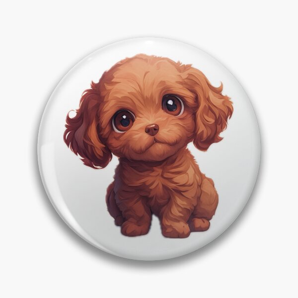 Item preview, Cute Cavapoo Puppy Dog designed and sold by EpicFoxArt.