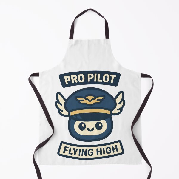Item preview, Pro Pilot Flying High Cute Aviation Mascot Design designed and sold by TeeTimeTreasure.