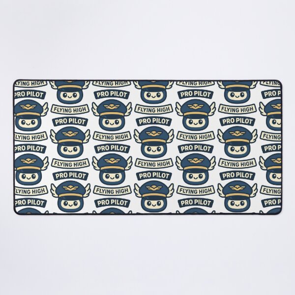Item preview, Pro Pilot Flying High Cute Aviation Mascot Design designed and sold by TeeTimeTreasure.