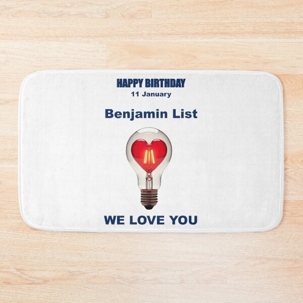Item preview, Tribute to Benjamin List  — 11 January designed and sold by ariksworld.