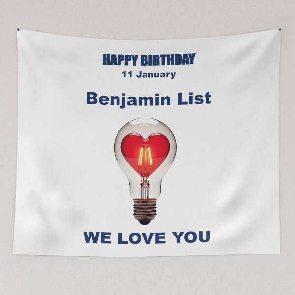 Item preview, Tribute to Benjamin List  — 11 January designed and sold by ariksworld.