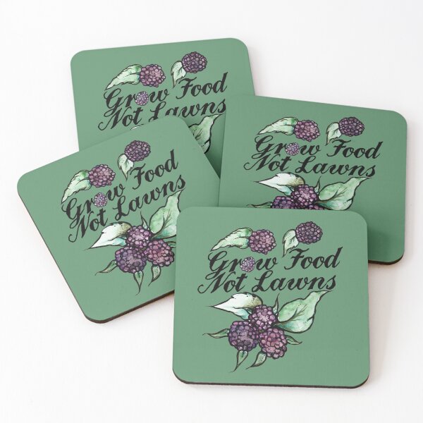 Item preview, Grow Food Not Lawns designed and sold by FrictionMaxxing.