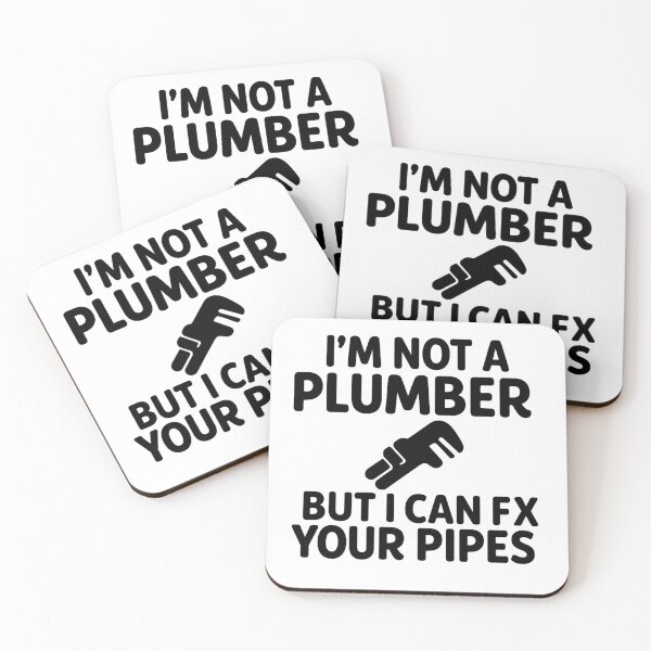 Item preview, Funny Plumber Pipes Fixing Humor Design designed and sold by FitFemStudio.