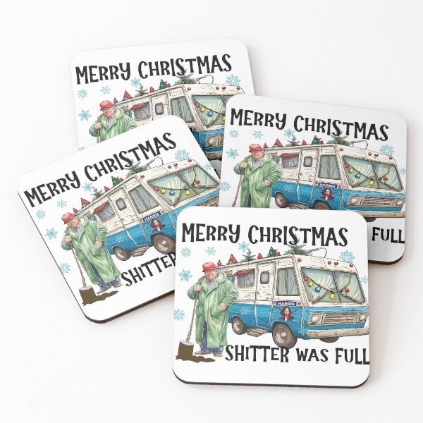 Item preview, Merry Christmas shitter was full President Donald Trump  designed and sold by RenettaFunky.