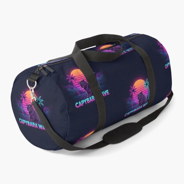 Item preview, Chill Capybara Retro Synthwave Sunset | 80s Vaporwave Aesthetic Animal Art designed and sold by SergioMiklos.