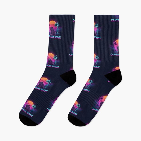 Item preview, Chill Capybara Retro Synthwave Sunset | 80s Vaporwave Aesthetic Animal Art designed and sold by SergioMiklos.