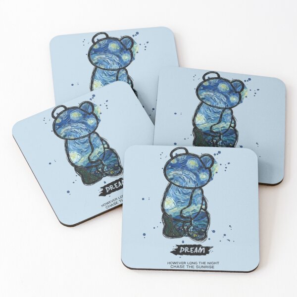 Item preview, Dreamy Bear Starry Night Inspirational Art designed and sold by Evan-Tees.