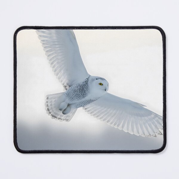 Item preview, Majestic Snowy Owl Flying Low Over Snow designed and sold by homydesign.