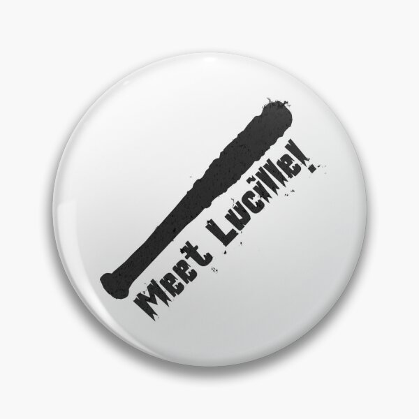 Item preview, Meet Lucille – Grunge Baseball Bat Quote Design designed and sold by Finestrokes.art.
