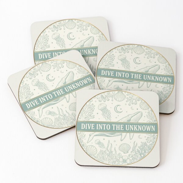 Item preview, Dive Into The Unknown Vintage Whale Ocean designed and sold by Popettte.