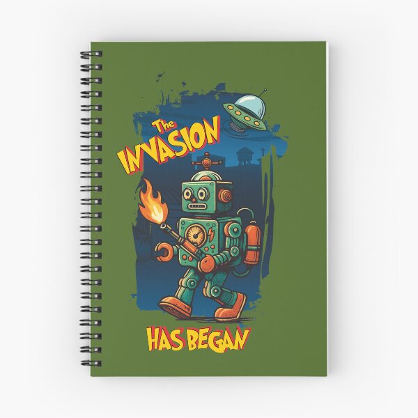 Item preview, Invading Robot & Alien designed and sold by dpi-print.