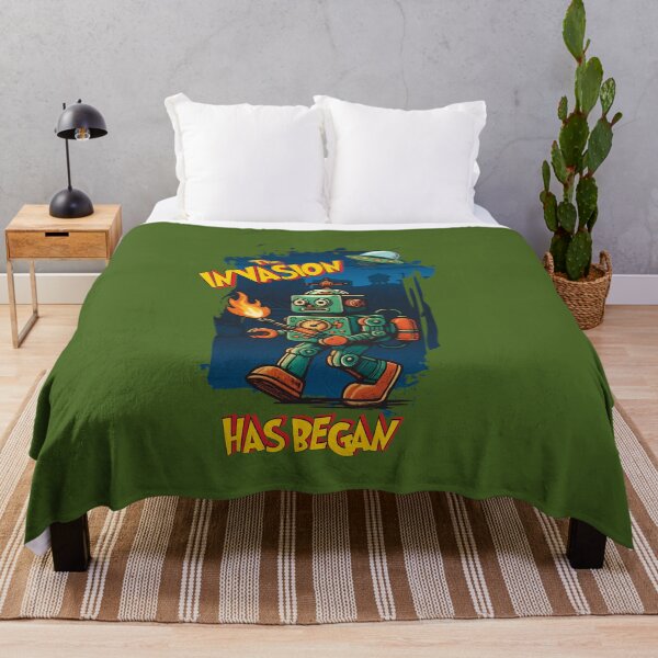 Item preview, Invading Robot & Alien designed and sold by dpi-print.