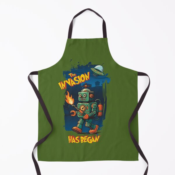 Item preview, Invading Robot & Alien designed and sold by dpi-print.