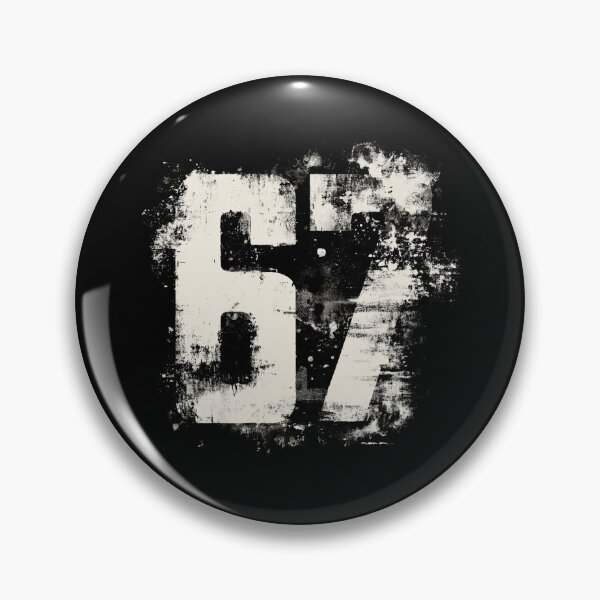 Item preview, 67 Sick Seven Funny Number Pun designed and sold by MoodInInk.