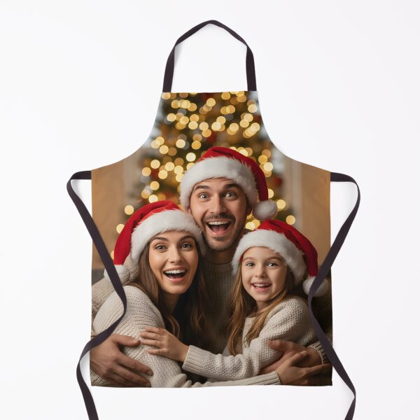 Item preview, Excited family portrait wearing Santa hats during Christmas designed and sold by homydesign.