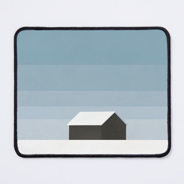 Item preview, Nordic Snow Cabin — Minimalist Winter Landscape designed and sold by youkee.