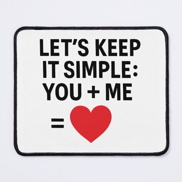 Item preview, Flirty You Plus Me Equals Yes Design designed and sold by FitFemStudio.