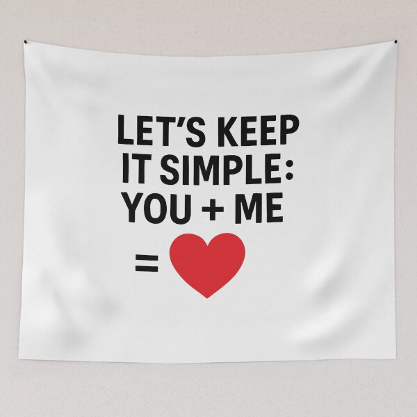 Item preview, Flirty You Plus Me Equals Yes Design designed and sold by FitFemStudio.