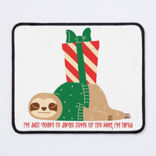Item preview, Tired Christmas Sloth | Jingle Some of the Way designed and sold by SpencerReedDes.