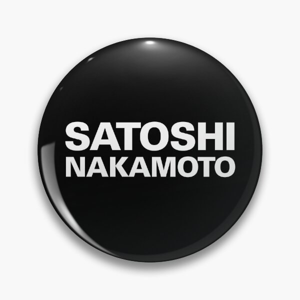 Item preview, Satoshi Nakamoto Bitcoin Bold White designed and sold by CyberRex.