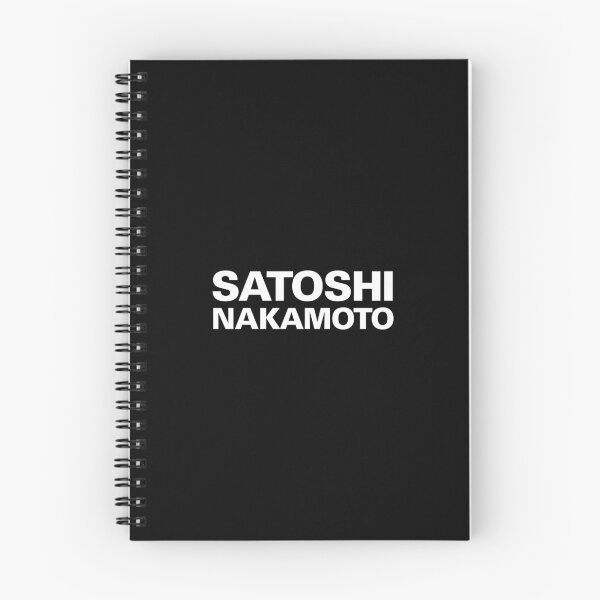 Item preview, Satoshi Nakamoto Bitcoin Bold White designed and sold by CyberRex.