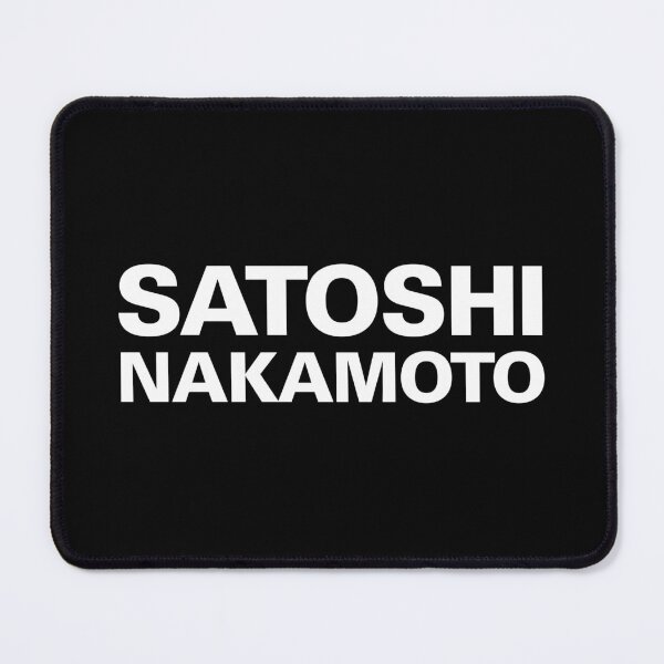 Item preview, Satoshi Nakamoto Bitcoin Bold White designed and sold by CyberRex.