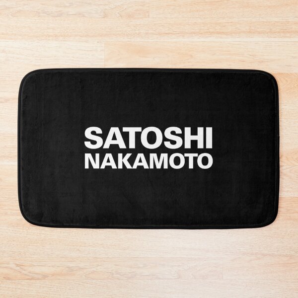 Item preview, Satoshi Nakamoto Bitcoin Bold White designed and sold by CyberRex.