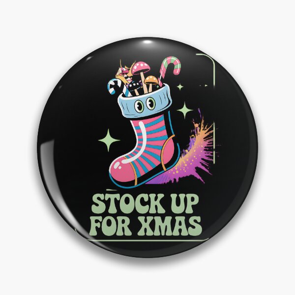 Item preview, Psychedelic Christmas – Trippy Stocking Holiday Fun designed and sold by Taans-Creation.