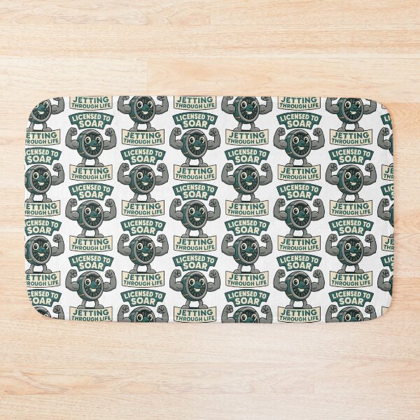 Item preview, Licensed to Soar Jetting Through Life Funny Aviation Engine Design designed and sold by TeeTimeTreasure.