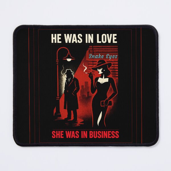 Item preview, Snake Eyes: He was in Love. She was in Business. designed and sold by Sanctum Icons.
