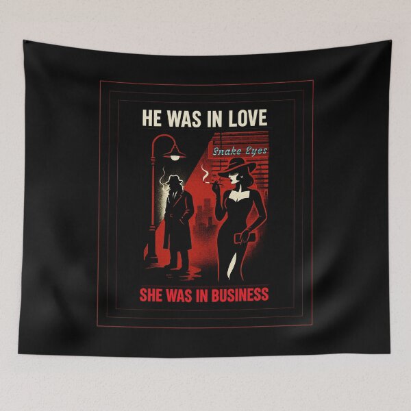 Item preview, Snake Eyes: He was in Love. She was in Business. designed and sold by Sanctum Icons.