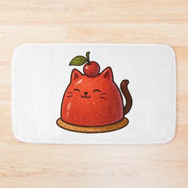 Item preview, Cherry Dessert Cat designed and sold by Lacritsa .