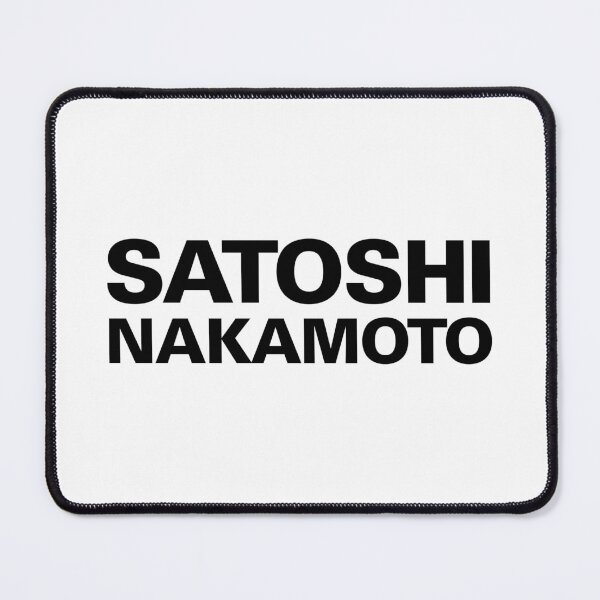 Item preview, Satoshi Nakamoto Bitcoin Bold Black designed and sold by CyberRex.
