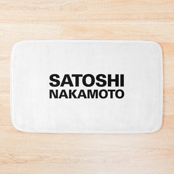 Item preview, Satoshi Nakamoto Bitcoin Bold Black designed and sold by CyberRex.