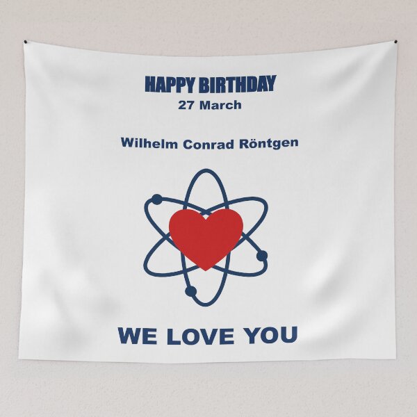 Item preview, Tribute to Wilhelm Conrad Röntgen  — 27 March designed and sold by ariksworld.