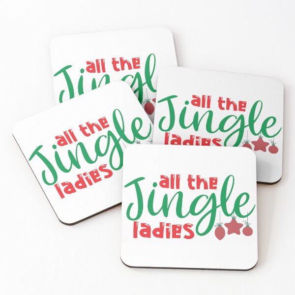 Item preview, All The Jingle Ladies - Funny Christmas Song Pun designed and sold by FuzionRaptor.