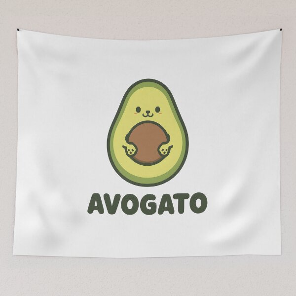 Item preview, The "Avogato" (Avocado Cat) Pun designed and sold by Bal Drops.