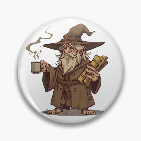 Item preview, Stressed Wizard – Coffee and Chaos Magic designed and sold by Low Key Revolt.
