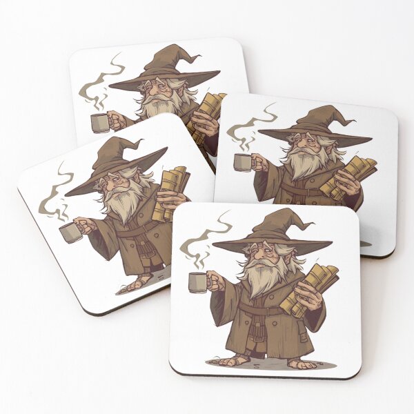 Item preview, Stressed Wizard – Coffee and Chaos Magic designed and sold by Low Key Revolt.