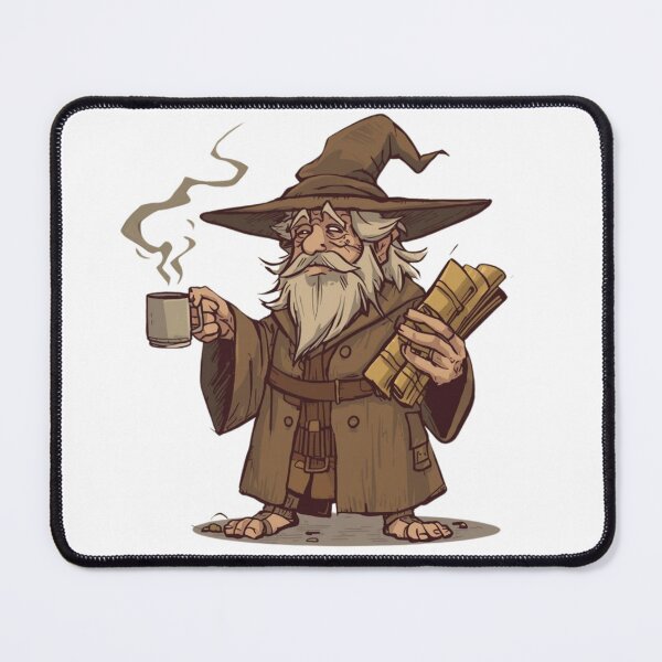 Item preview, Stressed Wizard – Coffee and Chaos Magic designed and sold by Low Key Revolt.
