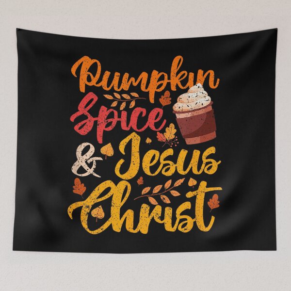 Item preview, Funny Pumpkin Christmas and Jesus Retro Classic Vintage Spice Christ designed and sold by JamieFmorriSS.