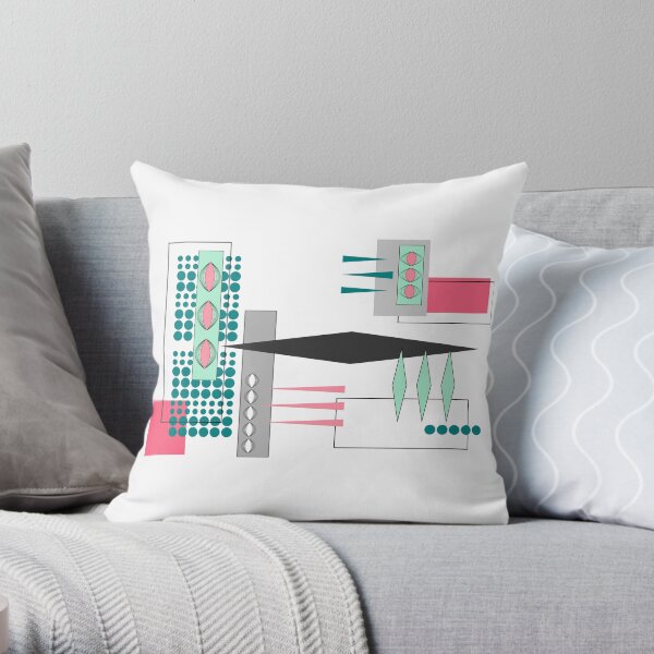 Bits & Pieces Throw Pillow