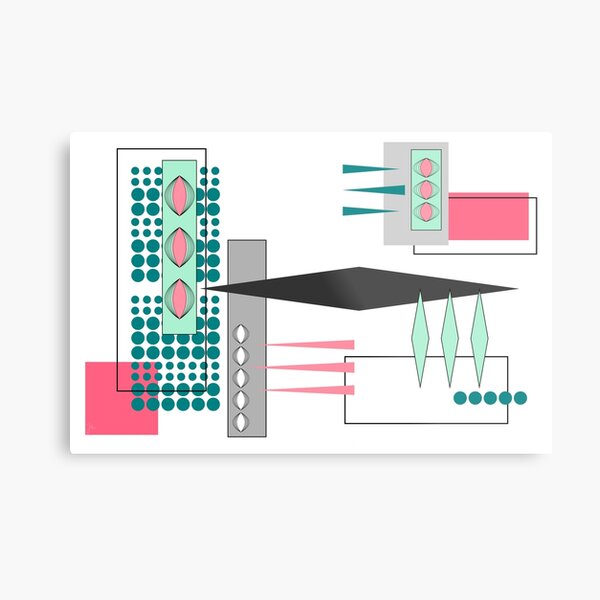 Bits & Pieces Metal Print