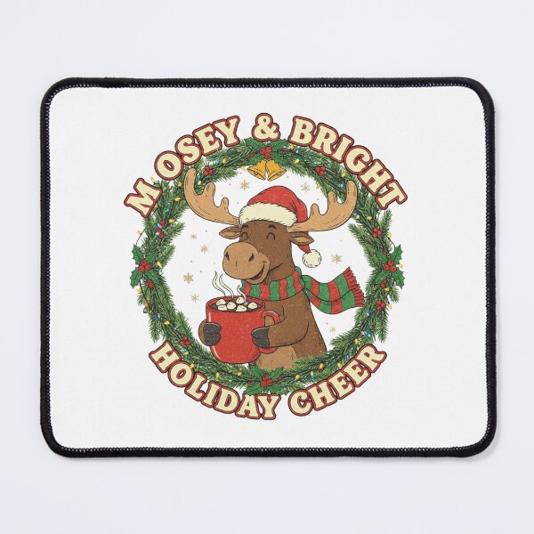 Item preview, Moosey & Bright Holiday Cheer Christmas Hot Cocoa Wreath Design designed and sold by Sushikidsntoddlers.