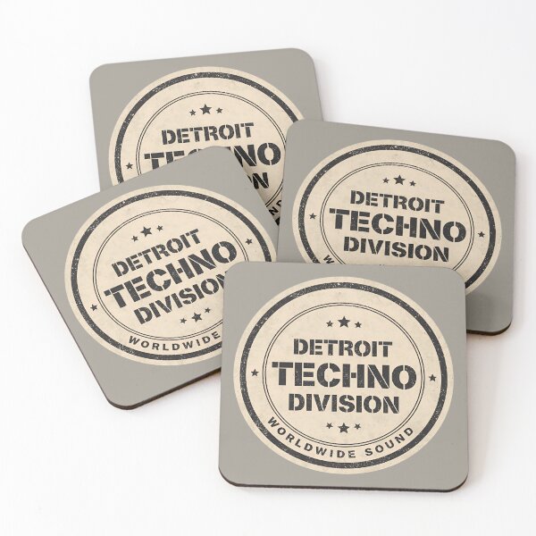 Item preview, Detroit Techno Division – Classic Underground Techno Badge designed and sold by |TRSSHOP|.