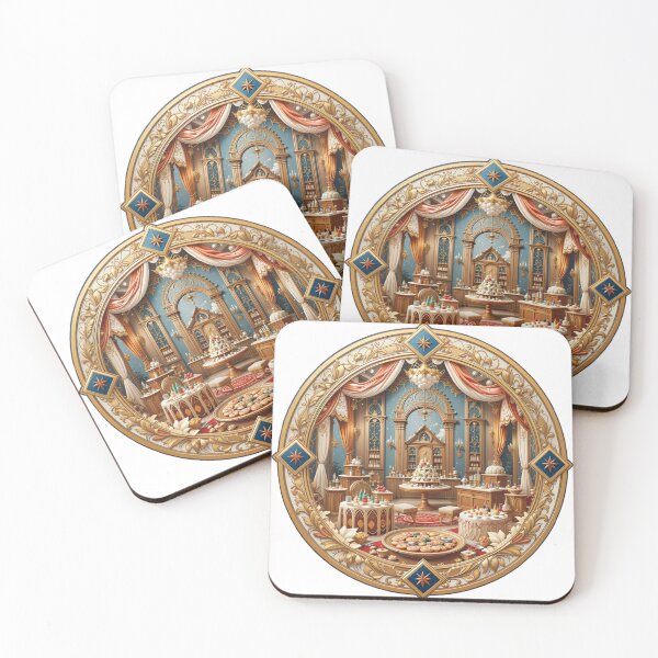 Item preview, Elegant Christmas Pastry Room Digital Art designed and sold by AQUILAKREO.