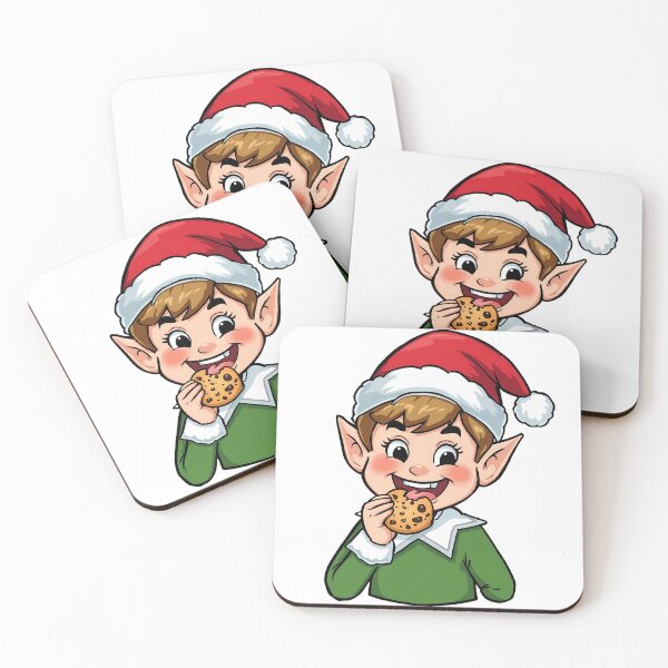 Item preview, Holiday Elf with a Sweet Tooth designed and sold by CANDO ART STORE.